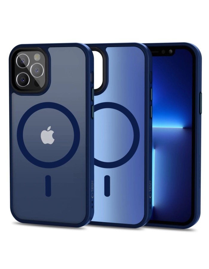 Tech-Protect MagMat MagSafe Case for iPhone 12 / 12 Pro - Matte Navy Blue Tech-Protect MagMat MagSafe Case for iPhone 12 / 12 Pro - Matte Navy Blue