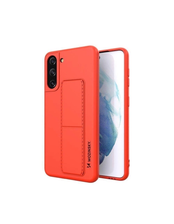 Wozinsky Kickstand Case silicone case with stand Samsung Galaxy S21+ 5G red Wozinsky Kickstand Case silicone case with stand Samsung Galaxy S21+ 5G red