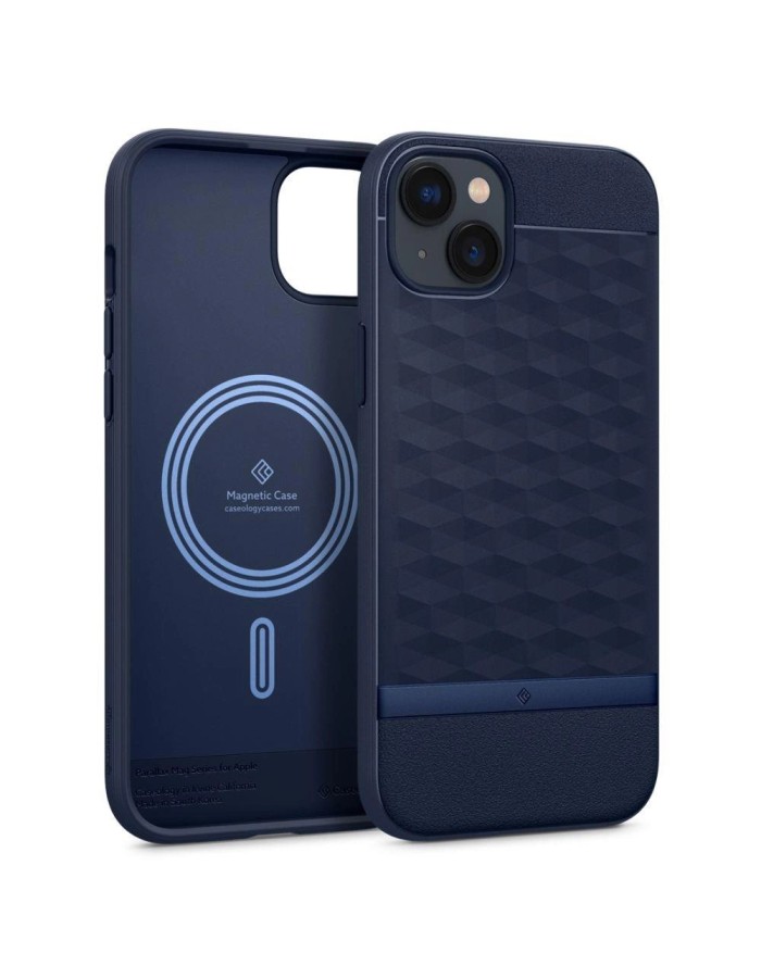 Caseology Parallax Mag Case with MagSafe for iPhone 14 Plus - Navy
