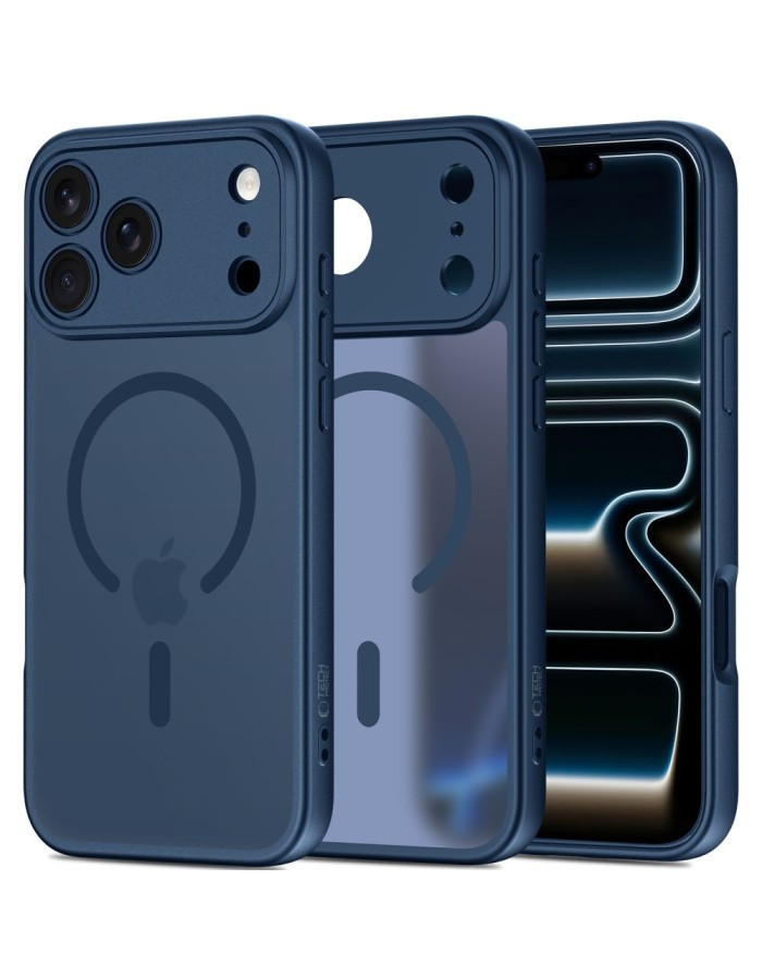 Tech-Protect BasicMag MagSafe Case for iPhone 17 Pro Max - Navy Blue Tech-Protect BasicMag MagSafe Case for iPhone 17 Pro Max - Navy Blue