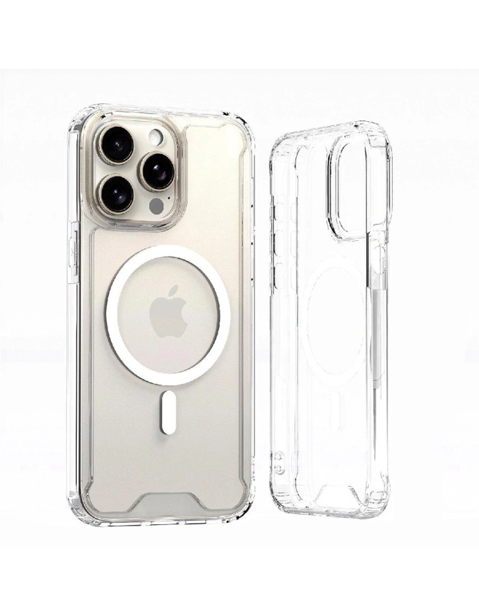 Clear Corner Case MagSafe for iPhone 16 Plus - transparent