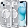 Spigen Ultra Hybrid Mag Case with MagSafe for iPhone 15 Plus - White (Zero One Pattern) Spigen Ultra Hybrid Mag Case with MagSafe for iPhone 15 Plus - White (Zero One Pattern)