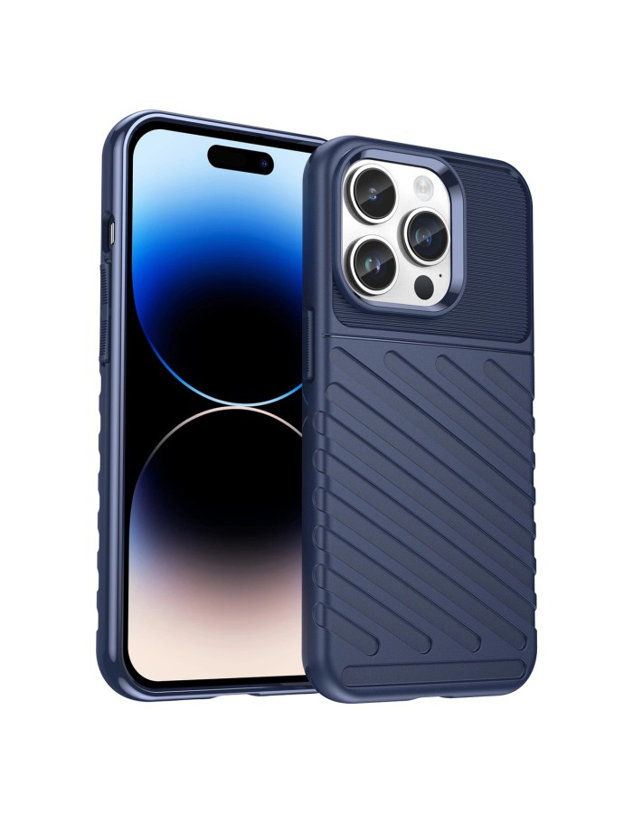 Thunder Case iPhone 14 Pro Max blue armored case