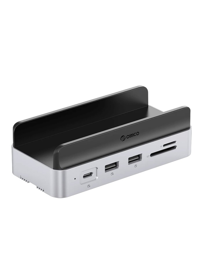 Orico MiniDock 10-in-1 Docking Station with SSD Hard Drive Bay - Silver Orico MiniDock 10-in-1 Docking Station with SSD Hard Drive Bay - Silver