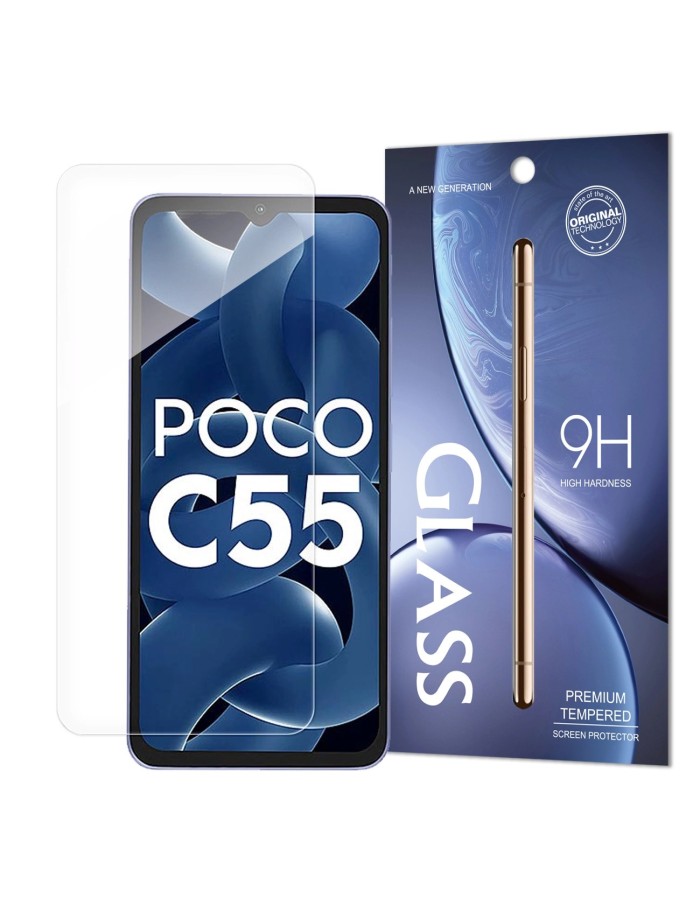 Standard Tempered Glass Envelope tempered glass for Xiaomi Redmi 11A / Poco C55 / Redmi 12C 9H Standard Tempered Glass Envelope tempered glass for Xiaomi Redmi 11A / Poco C55 / Redmi 12C 9H