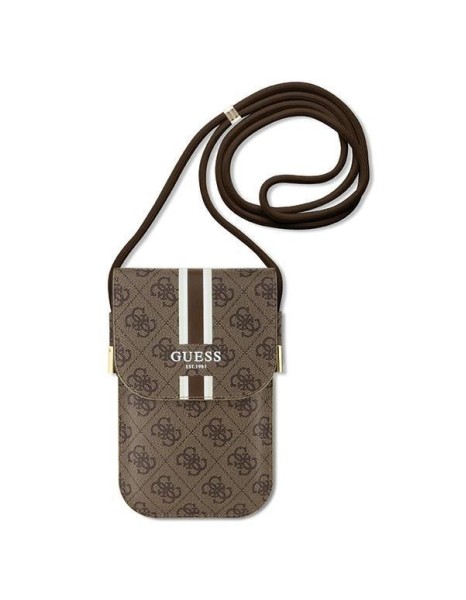 Guess GUOWBP4RPSW handbag - brown 4G Stripes