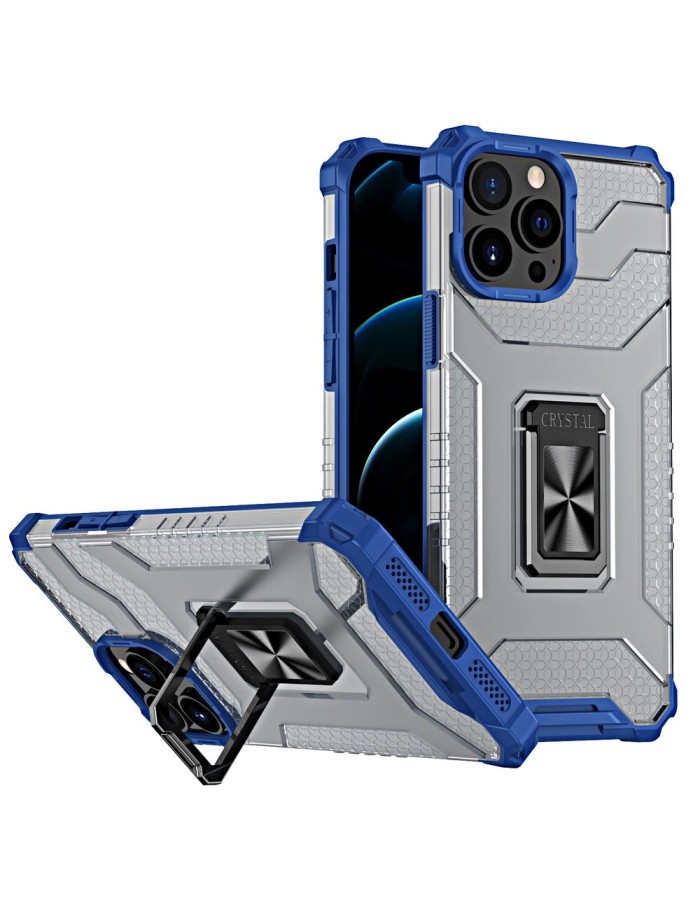 Crystal Ring Case Kickstand Tough Rugged Cover for iPhone 11 Pro blue Crystal Ring Case Kickstand Tough Rugged Cover for iPhone 11 Pro blue
