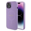 Guess GUHMP15SPSAHMCU iPhone 15 6.1" purple/purple hardcase Saffiano MagSafe Guess GUHMP15SPSAHMCU iPhone 15 6.1" purple/purple hardcase Saffiano MagSafe
