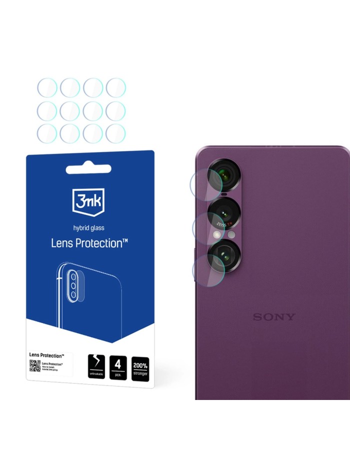 3mk Lens Protection Hybrid Glass for Camera Lens on Sony Xperia 1 VII