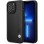 Case BMW BMHCP14X22RBDK iPhone 14 Pro Max 6.7" black/black hardcase Leather Blue Dots