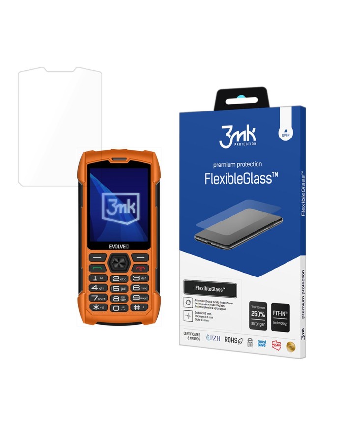3mk FlexibleGlass hybrid glass for Evolveo StrongPhone H1