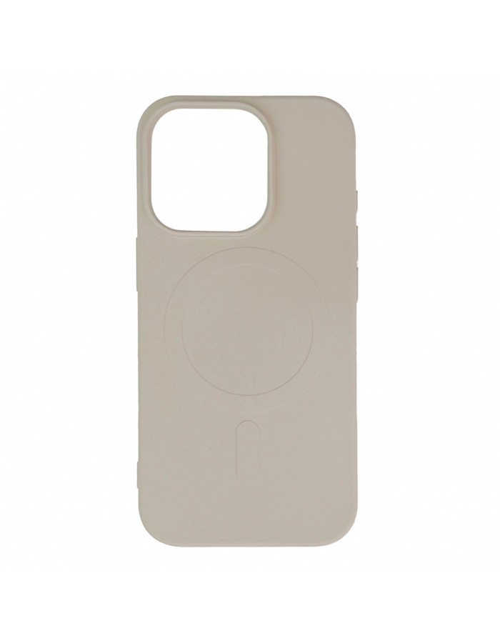 Liquid Silicone Case MagSafe for iPhone 16 Pro Max - beige Liquid Silicone Case MagSafe for iPhone 16 Pro Max - beige