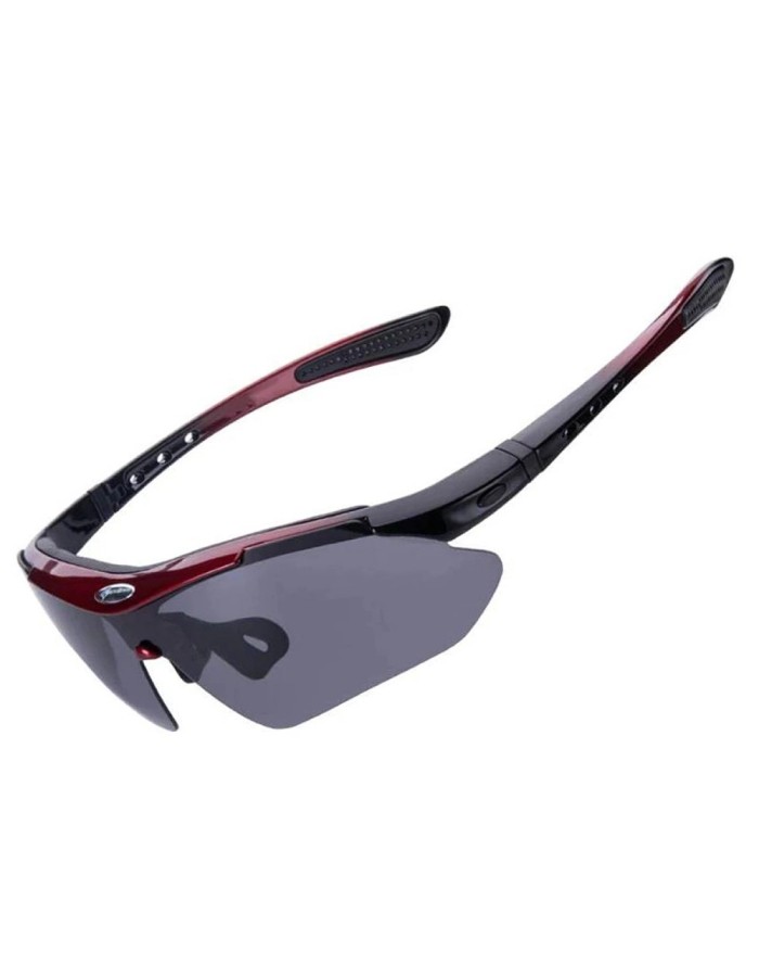 Rockbros 10141 photochromic UV400 cycling glasses - red