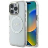 Guess IML Metal Colored Circle Classic Logo MagSafe case for iPhone 16 Pro - white Guess IML Metal Colored Circle Classic Logo MagSafe case for iPhone 16 Pro - white