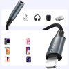 Wozinsky WALJ-01 Lightning adapter - 3.5mm mini jack - black Wozinsky WALJ-01 Lightning adapter - 3.5mm mini jack - black