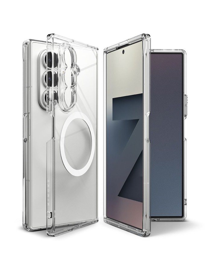Ringke Fusion Magnetic MagSafe Case for Samsung Galaxy Z Fold 7 - Clear Ringke Fusion Magnetic MagSafe Case for Samsung Galaxy Z Fold 7 - Clear