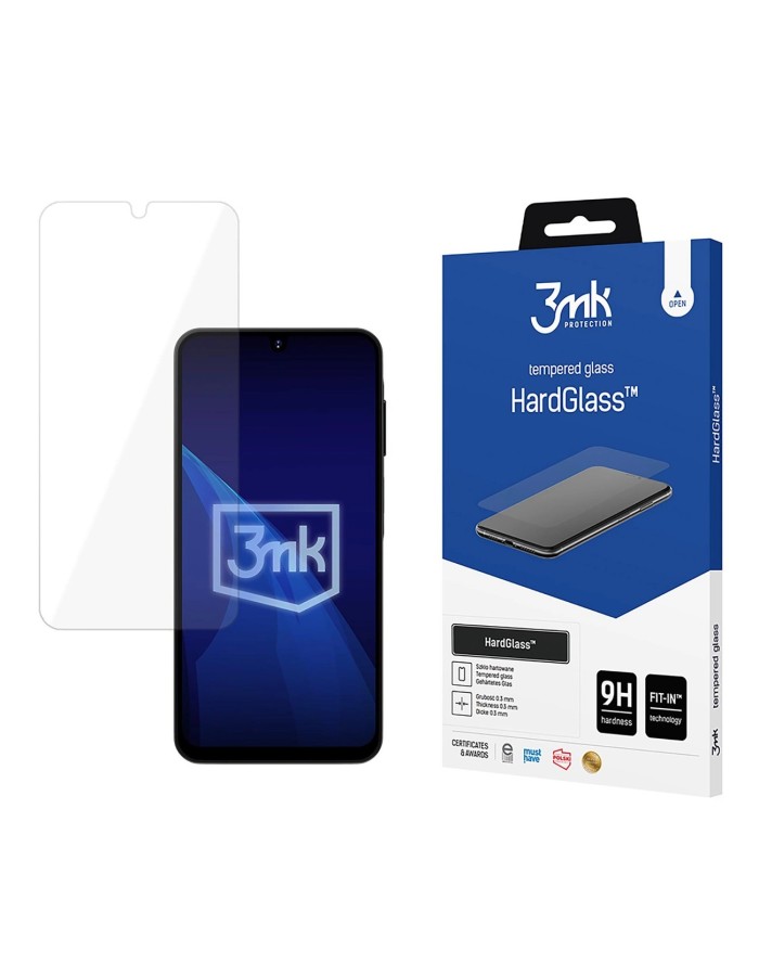 Tempered glass 3mk HardGlass™ for Samsung Galaxy A16 Tempered glass 3mk HardGlass™ for Samsung Galaxy A16