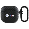 BMW Carbon Double Metal Logo Case for AirPods 4 - Black BMW Carbon Double Metal Logo Case for AirPods 4 - Black