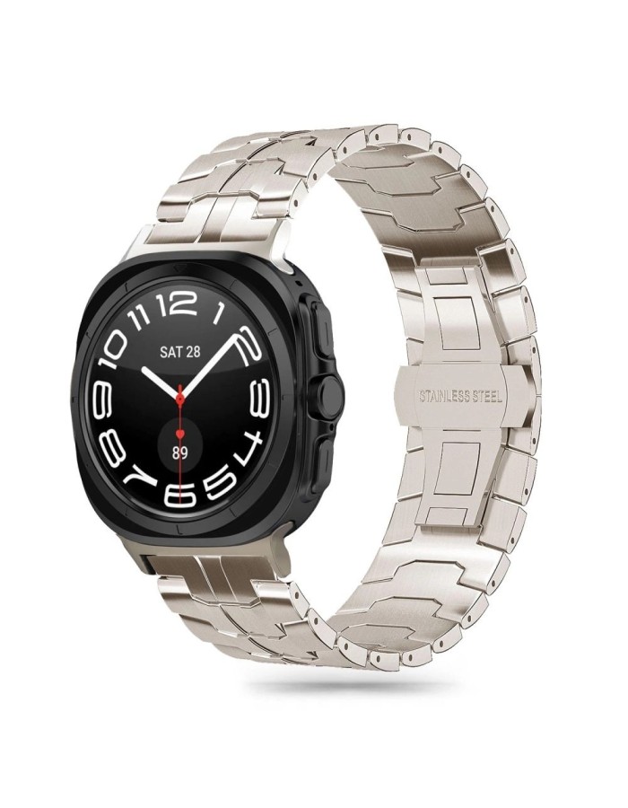 Tech-Protect Stainless Line strap for Samsung Galaxy Watch Ultra (47 mm) - titanium Tech-Protect Stainless Line strap for Samsung Galaxy Watch Ultra (47 mm) - titanium