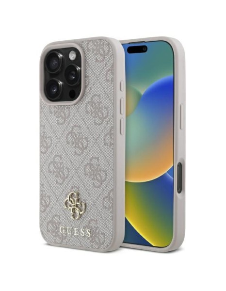 Guess 4G Small Classic MagSafe Case for iPhone 16 Pro Max - Pink Guess 4G Small Classic MagSafe Case for iPhone 16 Pro Max - Pink