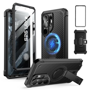 Supcase Unicorn Beetle Pro Mag MagSafe 2-Set Case for Samsung Galaxy S26 Ultra - Black