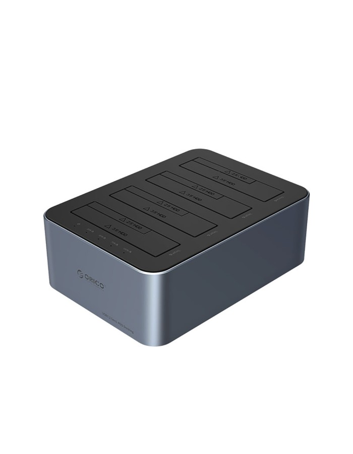Orico 6646C3-C 4-Drive Docking Station with Offline Clone Function 2.5"/3.5" SATA HDD/SSD - Gray