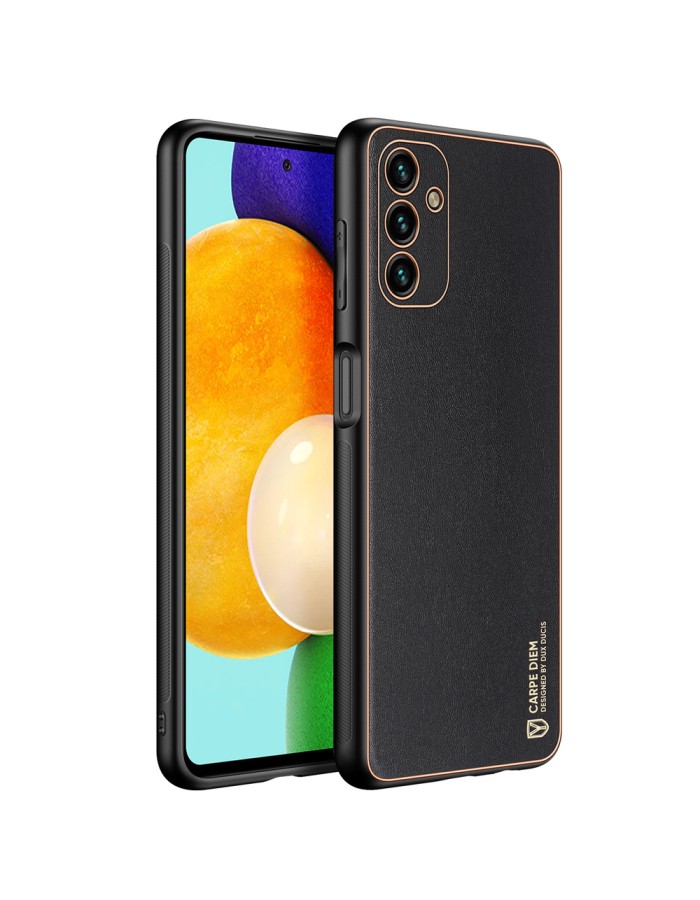 Dux Ducis Yolo elegant cover made of ecological leather for Samsung Galaxy A13 5G black Dux Ducis Yolo elegant cover made of ecological leather for Samsung Galaxy A13 5G black