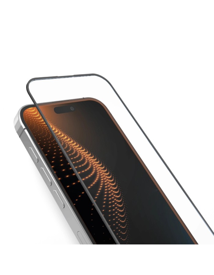 SBS Tempered Glass D3O with frame for iPhone 15 / 15 Plus