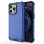 Honeycomb Case armor cover with TPU Bumper for iPhone 13 Pro blue