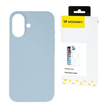 Wozinsky Silicone Case Magsafe Magnetic Case for Samsung Galaxy S25 - Blue