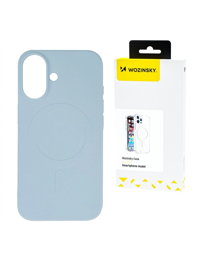 Wozinsky Silicone Case Magsafe Magnetic Case for Samsung Galaxy S25 - Blue