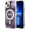 Guess GUHMP14SHTMRSU iPhone 14 6.1" purple/purple hardcase Golden Marble MagSafe Guess GUHMP14SHTMRSU iPhone 14 6.1" purple/purple hardcase Golden Marble MagSafe