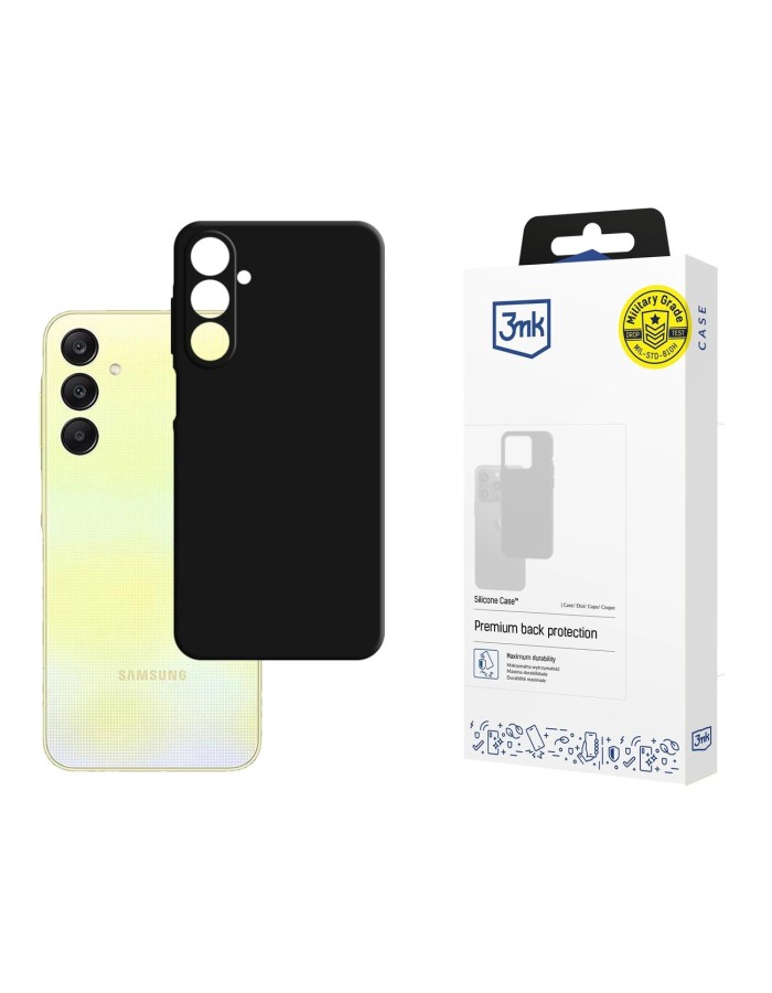 3mk Silicone Case for Samsung Galaxy A26 5G - Black