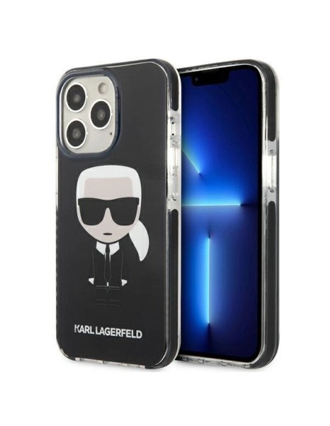 Karl Lagerfeld Iconik Karl Case for iPhone 13 Pro / iPhone 13 - Black