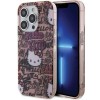 Hello Kitty IML Tags Graffiti case for iPhone 15 Pro - pink Hello Kitty IML Tags Graffiti case for iPhone 15 Pro - pink