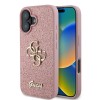 Guess Fixed Glitter Big 4G iPhone 16 Case - Pink Guess Fixed Glitter Big 4G iPhone 16 Case - Pink