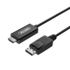 Unitek Y-5118CA DisplayPort to HDMI Cable 1.8m Black Unitek Y-5118CA DisplayPort to HDMI Cable 1.8m Black