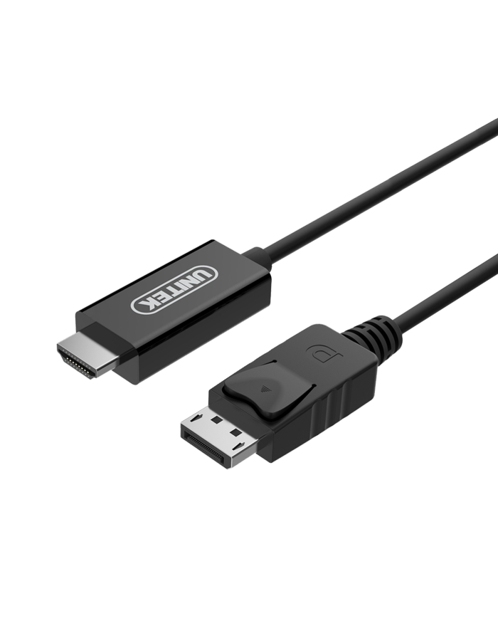 Unitek Y-5118CA DisplayPort to HDMI Cable 1.8m Black Unitek Y-5118CA DisplayPort to HDMI Cable 1.8m Black