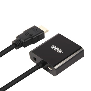 Unitek Y-6333 HDMI to VGA+Audio Converter with Power Port Unitek Y-6333 HDMI to VGA+Audio Converter with Power Port