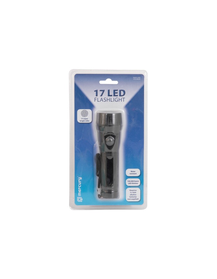 Mercury TR17 17 LED Torch IP44 410.348UK Mercury TR17 17 LED Torch IP44 410.348UK