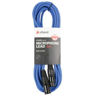 Chord Classic XLR M-F 6.0m Blue 190.104UK