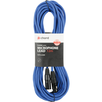 Chord Classic XLR M-F 12.0m Blue 190.109UK