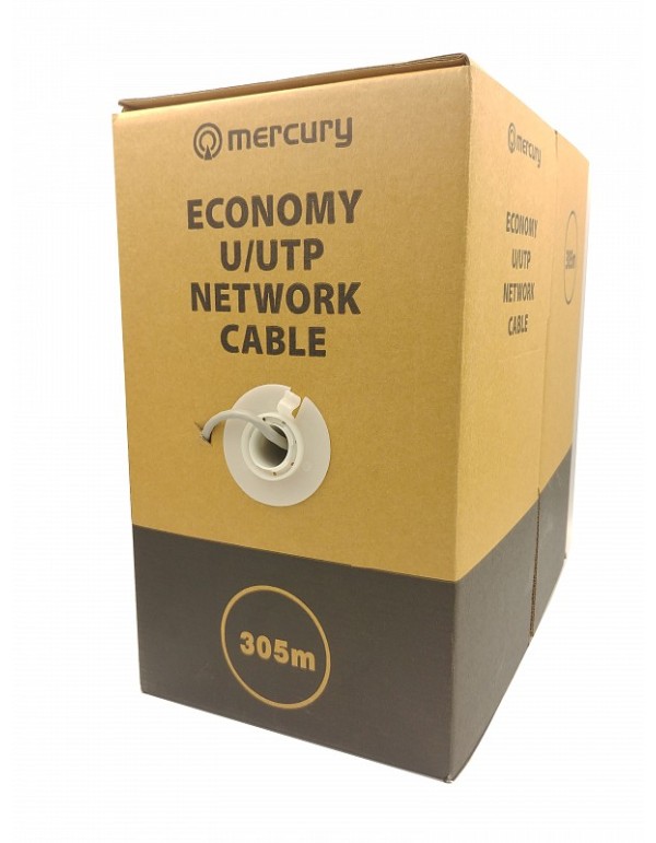 Mercury CAT5e Cable CCA UTP 305m Grey 808.021UK