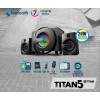 SonicGear Titan5 2.1 PC Speakers BT/USB/FM/LED 40W