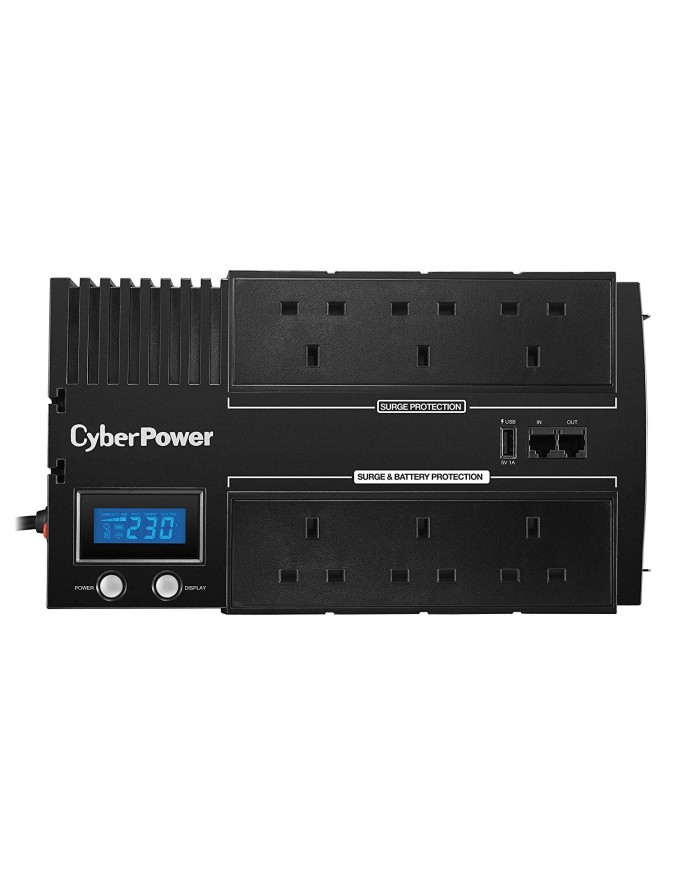 CyberPower BR1000ELCD 1000VA/600W Brick Line Interactive UPS LCD