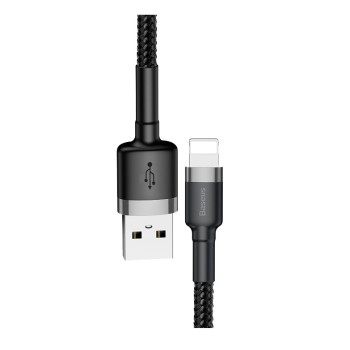 Baseus Cafule Braided Lightning Cable 2.4A 0.5m Grey