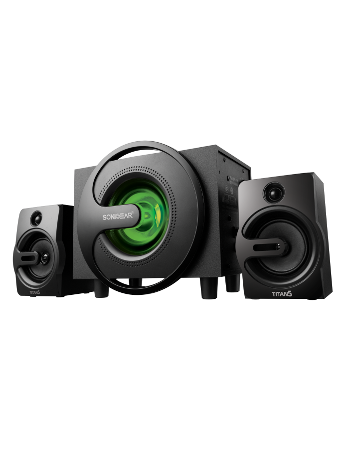 SonicGear Titan5 2.1 PC Speakers BT/USB/FM/LED 40W