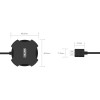 Unitek Y-2178 USB2.0 4-Port Hub with 30cm cable Unitek Y-2178 USB2.0 4-Port Hub with 30cm cable