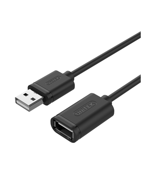 Unitek Y-C450GBK USB2.0 USB-A Male to USB-A Female Extension Cable 2m