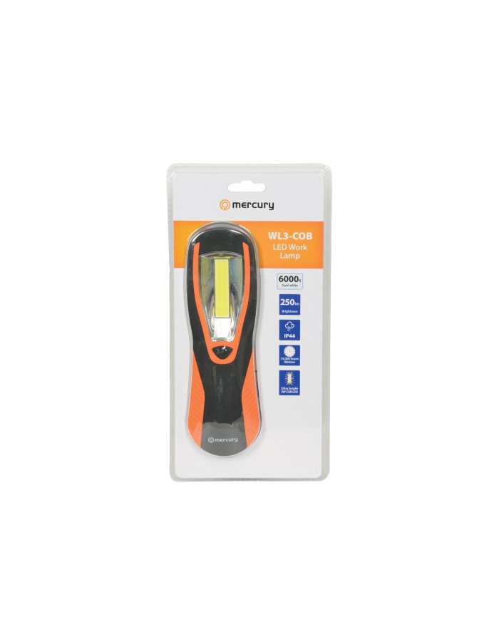 Mercury 3W COB LED Work Lamp with Hook 410.320UK